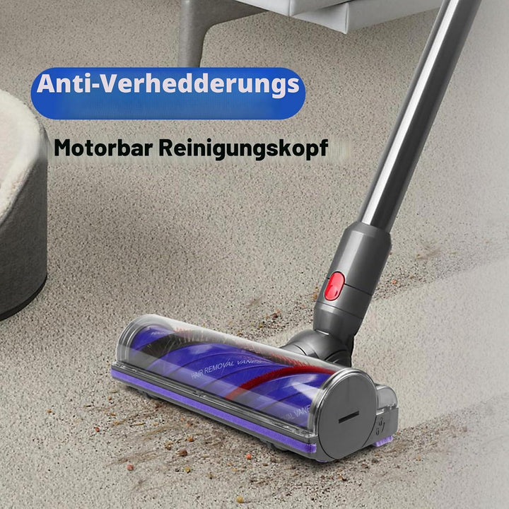 Verbesserter Anti-Verhedderungs Bodendüse, 50W Ersatz-Staubsaugerkopf Kompatibel mit Dyson V12 Slim,