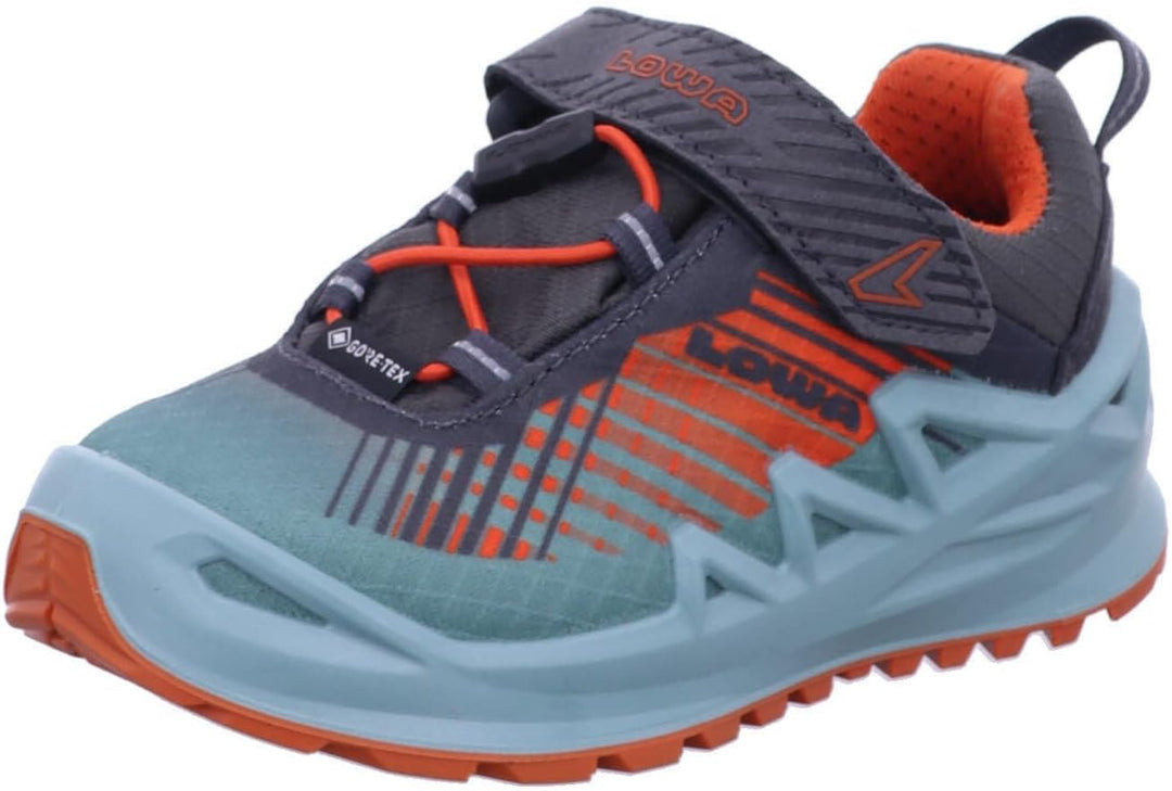 LOWA Halbschuh Merger GTX JUNIOR VCR LO 23 EU Arktis Flame, 23 EU Arktis Flame