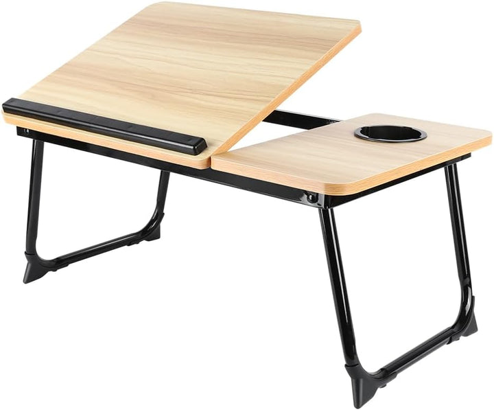 Faltbare Laptoptisch Notebooktisch Betttisch Betttablett Notebook Laptoptisch mit Getränkehalter für