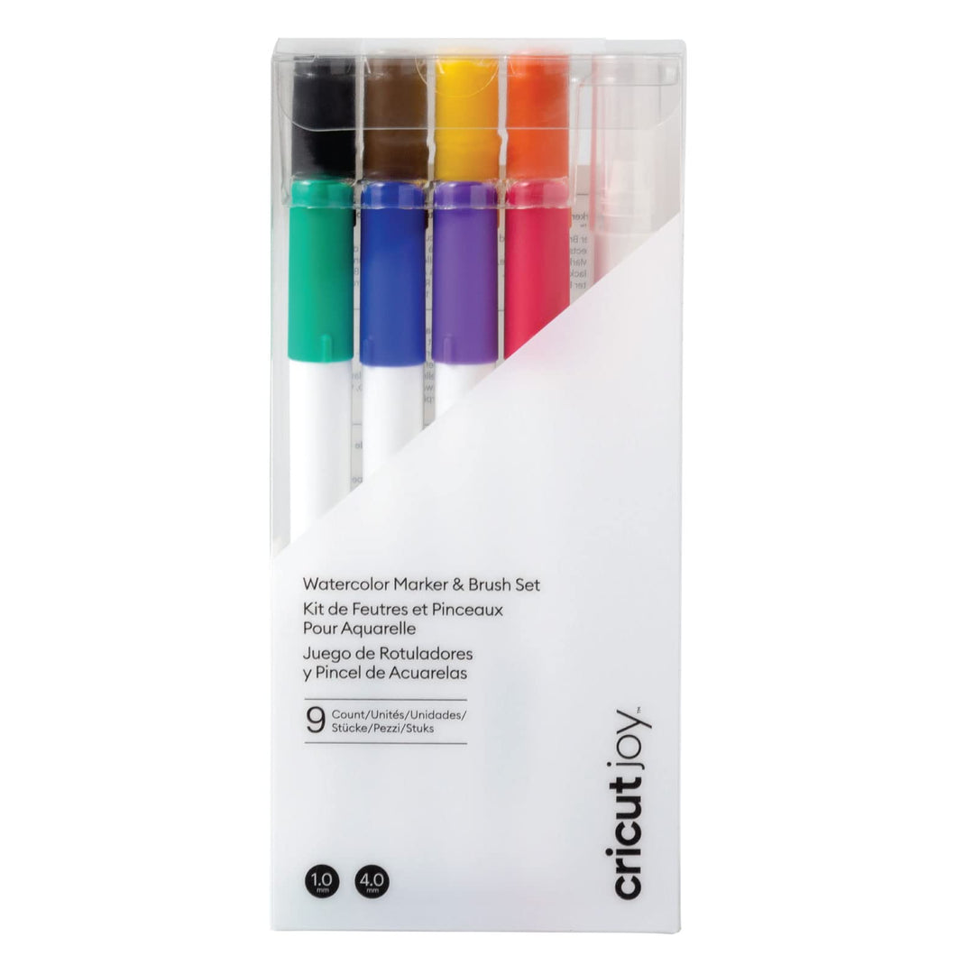 Cricut Watercolor Marker &amp; Brush Set 8 Marker, 1 Wasserpinsel Erstellen Sie ein Aquarell Meisterwerk