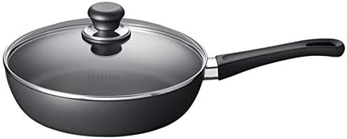 SCANPAN Classic Schmorpfanne mit Deckel 26 cm | Stratanium Antihaftbeschichtung | Pfanne für Ceran-