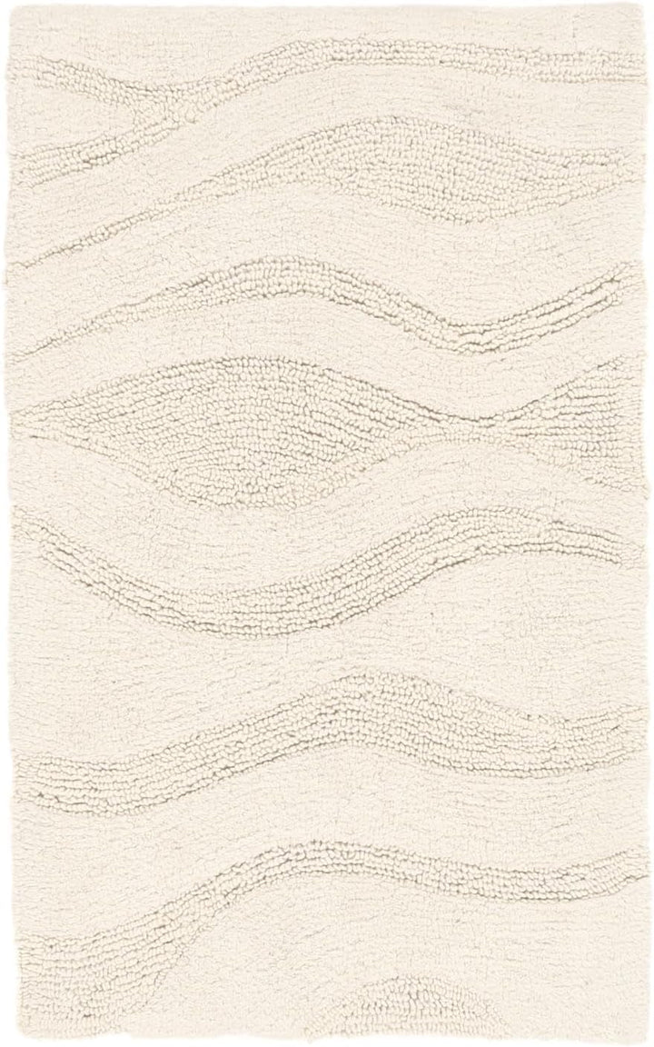 RugVista Badematte Breeze, 80 x 50 cm, Rechteckig, Mittelflor, Anti-Rutsch, Moderner Badteppich, Mas