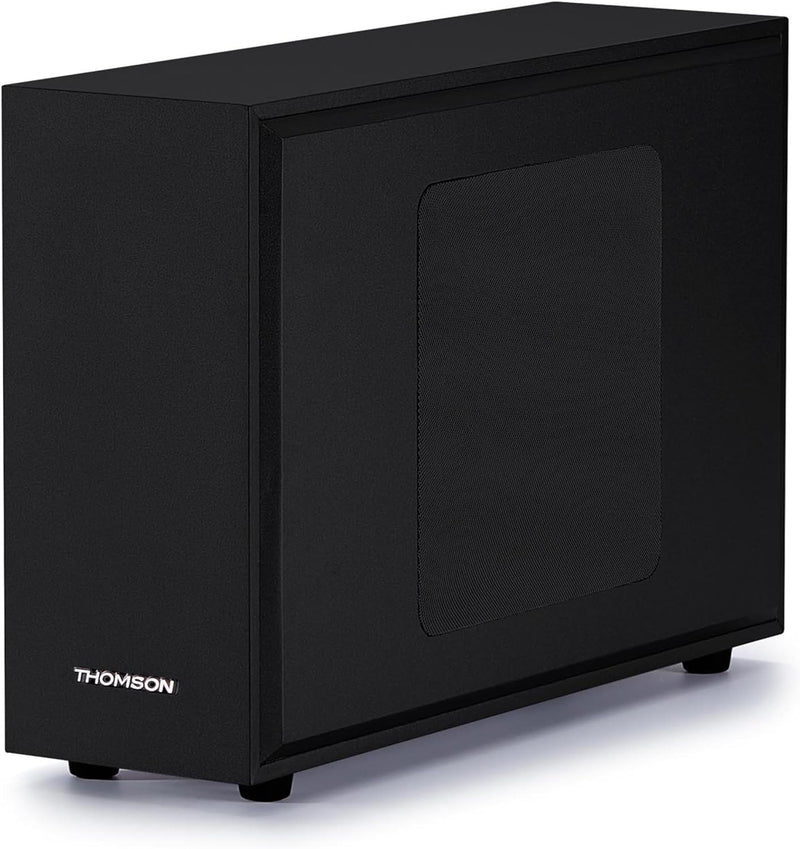 THOMSON sb250bt Soundbar mit Subwoofer, Bluetooth, USB, SD, 200 W Schwarz