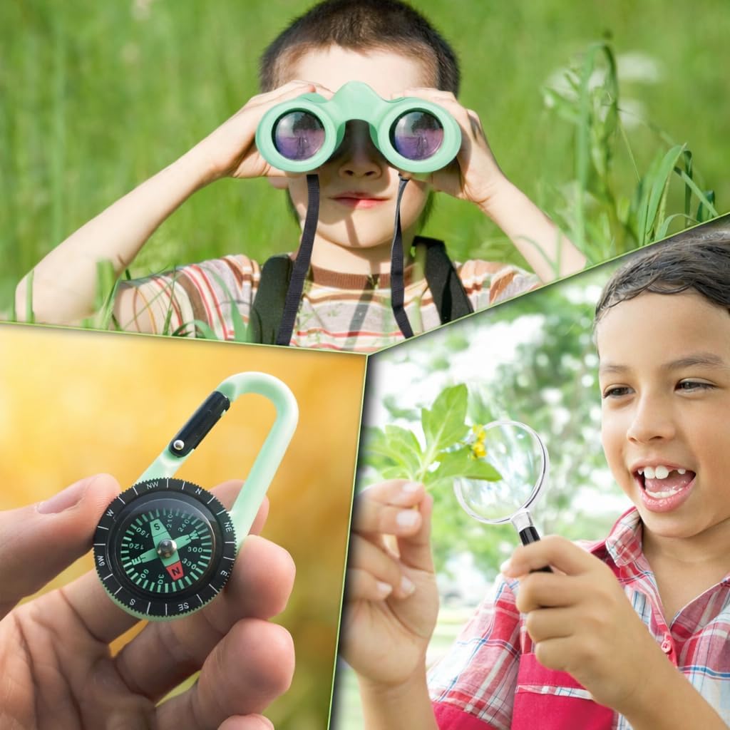 Fernglas für Kinder - Optimales Geschenk für Jungen und Mädchen - Starke Vergrösserung 8X21 – Umfang