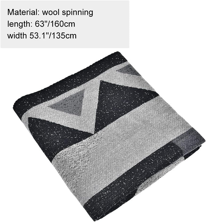Winter Warme Poncho Schal Wrap - Herbst Open Front Cape Winddichte Strick Wolle Mantel Decke Kap-Sch