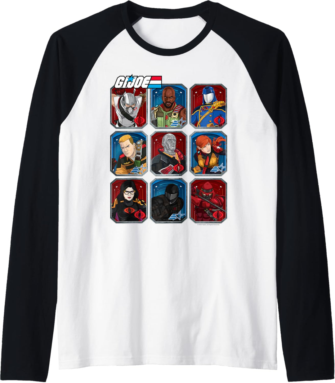 G.I. Joe Group Shot Trading Cards Box Up Raglan