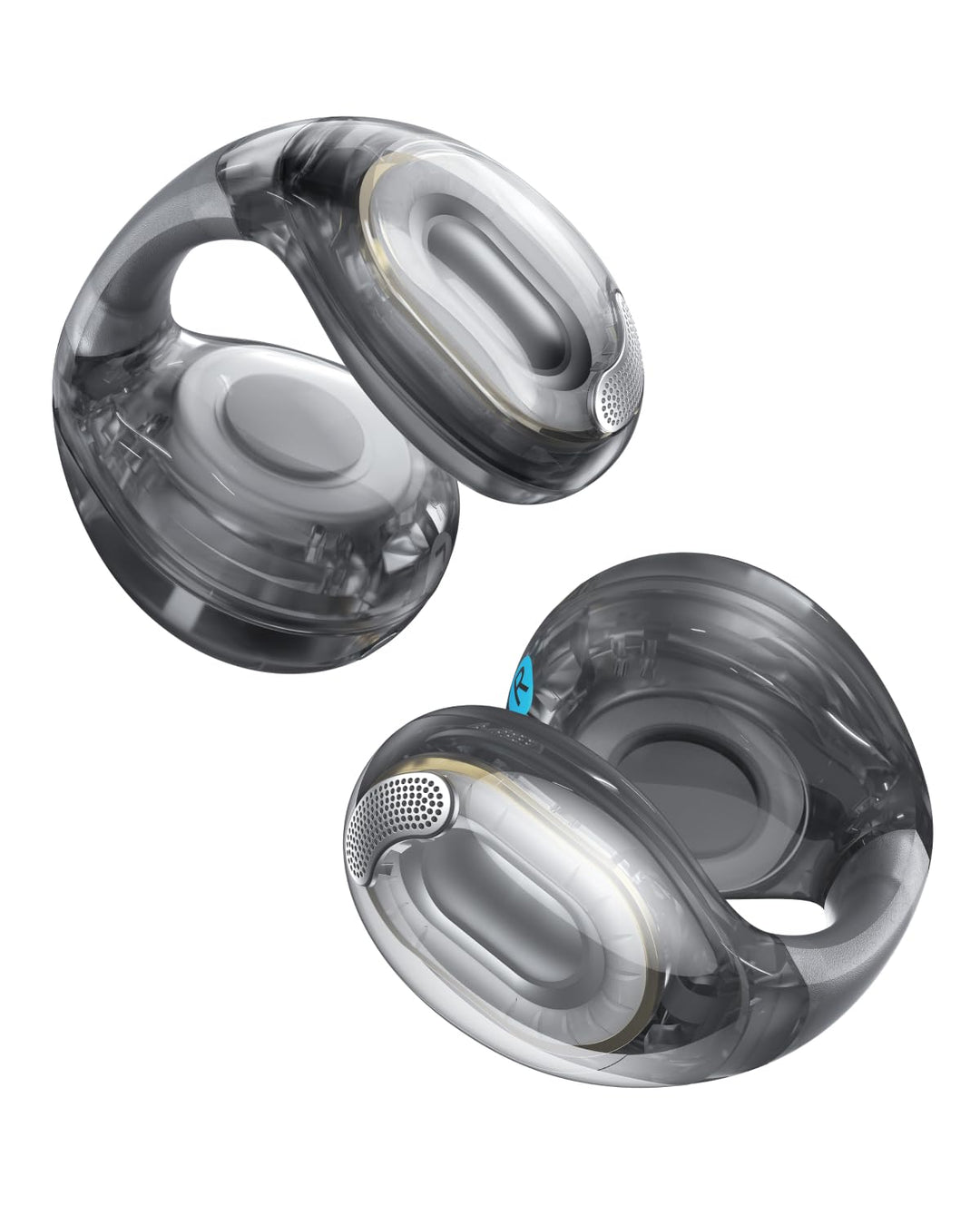 soundcore C40i von Anker, Open-Ear Earbuds, Clip-On Kopfhörer, flexibles Gelenk-Design, Tastensteuer