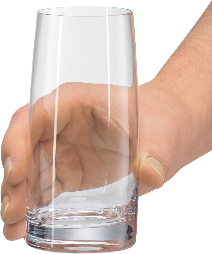 WMF Kineo Longdrinkgläser Set 4-teilig, hohe Trinkgläser, Cocktailglas 360ml, Kristallglas, feiner M