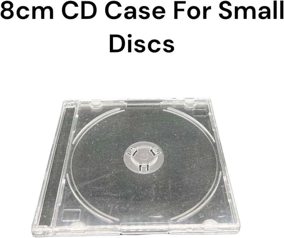 25 x Klare 8-cm-CD-Hüllen für kleine 8-cm-Discs von Dragon Trading
