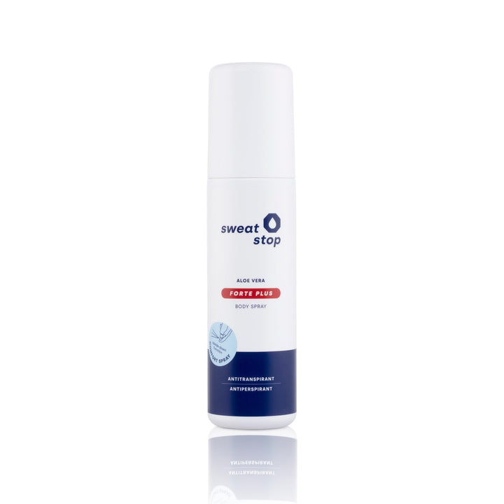 SweatStop Aloe Vera Forte plus Body Spray 100 ml Antitranspirant gegen sehr starkes Schwitzen am Kör
