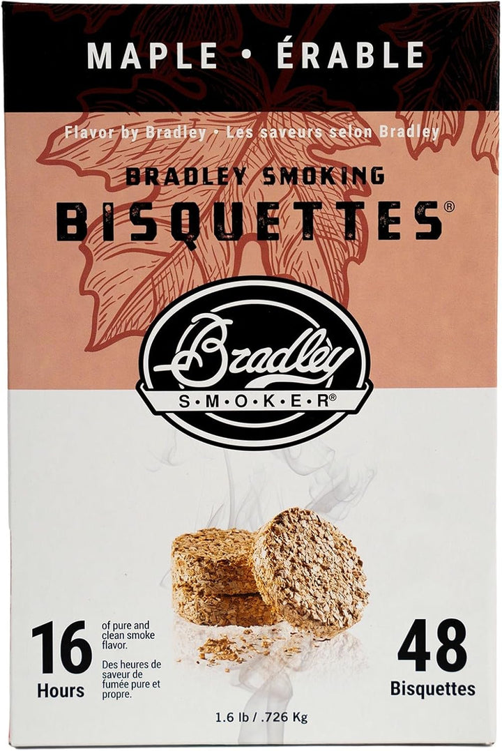 Bradley Smoker BTMP48 Ahorn Bisuetten 48 Pack