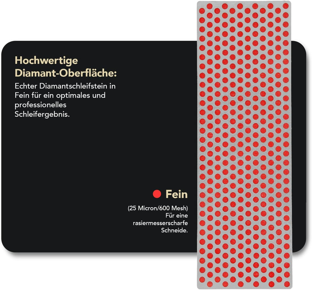 DMT Diamant-Schärfstein fein mit Hartholzbox, 15.2 cm / 6 Zoll, 1 Stück, W6F 15.2 cm / 6 Zoll Fein,