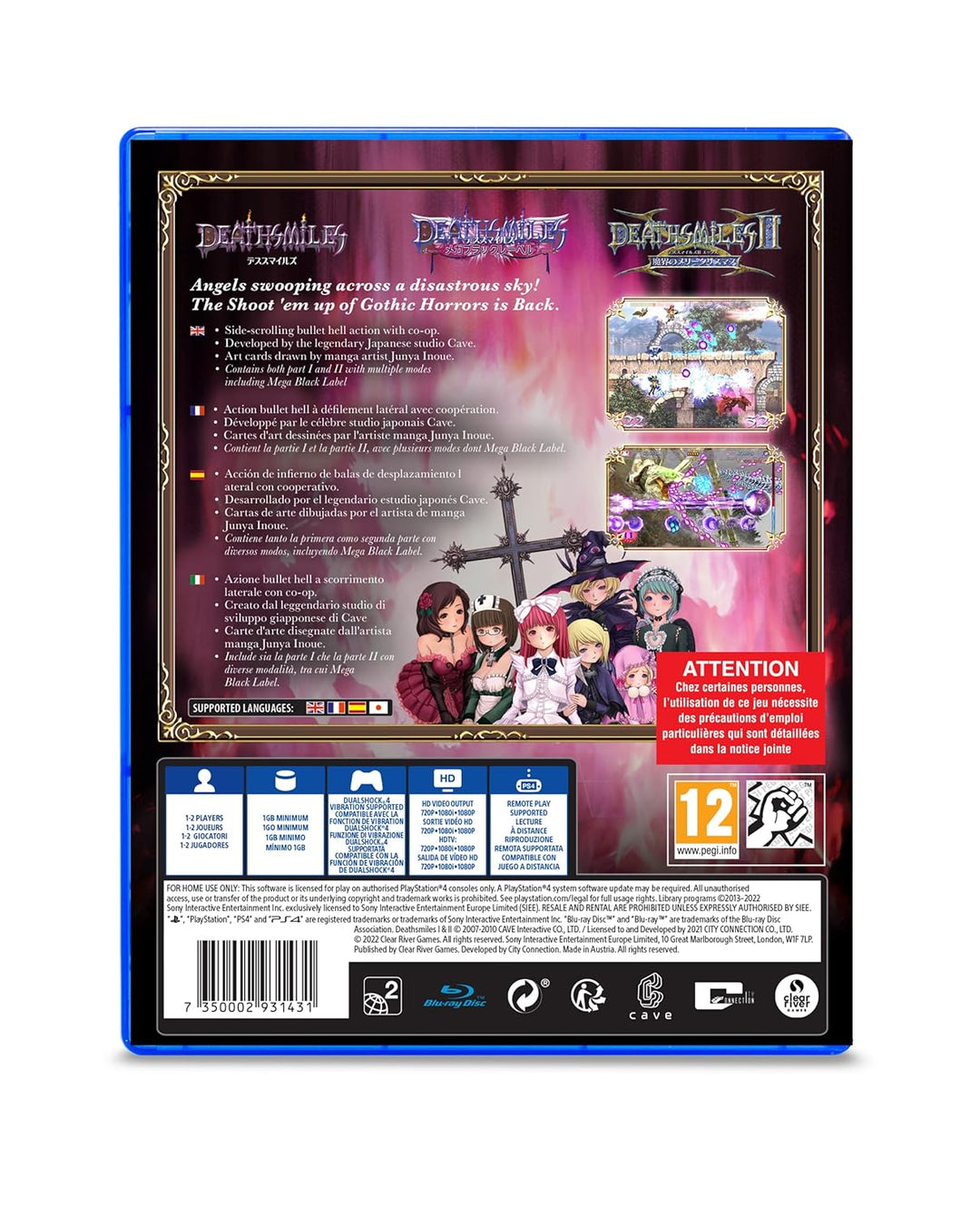Deathsmiles I & II Playstation 4