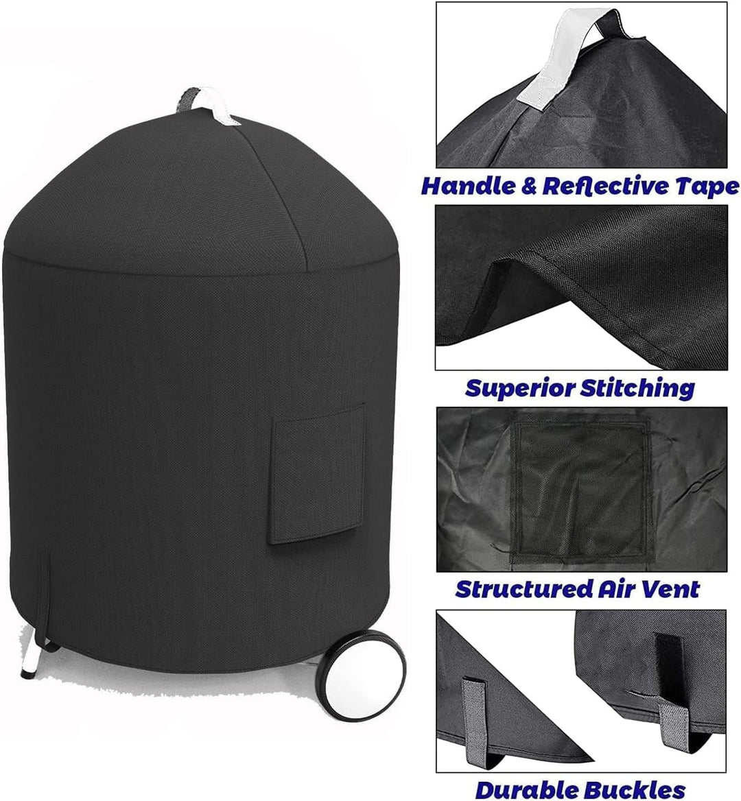 Denmay 7148 Grillabdeckung für Weber 47CM Grills, Ersatzteile für Weber 441001 Original Wasserkocher
