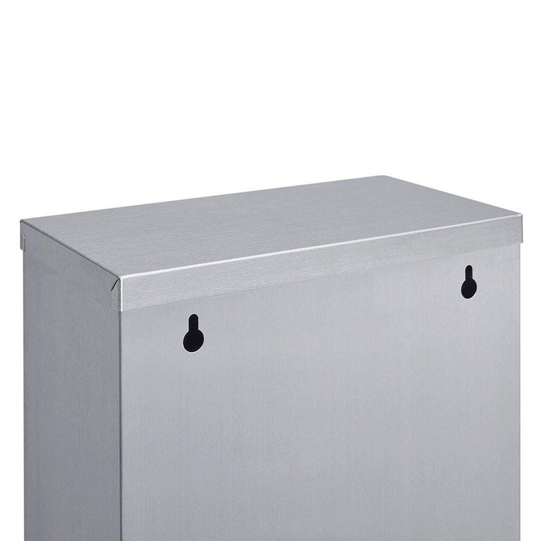 SVITA V2X8 Edelstahl Mülleimer 16 Liter Abfallsammler Abfalleimer Mülltrennung mit Schub-Fächern Ord