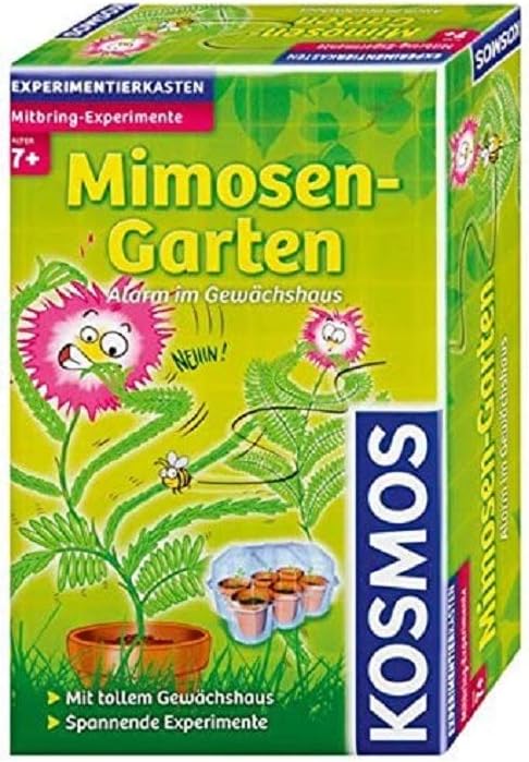 Kosmos Mimosen-Garten, Pflanzen züchten und erforschen, Experimentierset mit Gewächshaus für Kinder