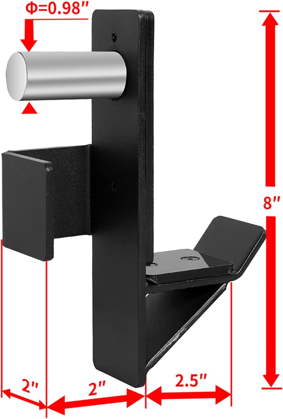 KYLIN SPORT J-Hooks Langhantelhalter für Power Rack – J Haken Gewichtsständer / Fitness Racks J Hake