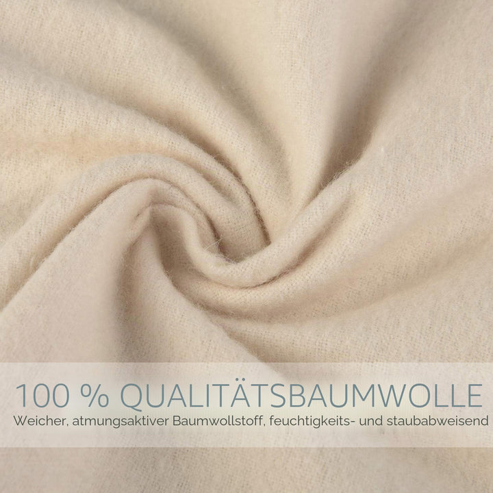 BlesMaller Schuh-Aufbewahrungsbeutel 100% Baumwolle mit Kordelzug für Männer und Frauen für Reisen S