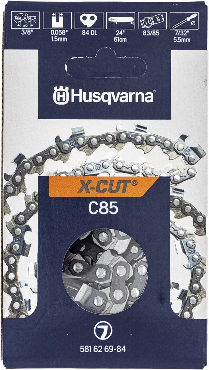 Husqvarna Genuine 581626984 24" 3/8" 0,58" 84DL Sägekette Schlaufe C85