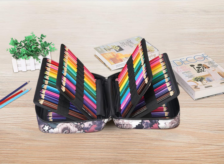 JAKAGO Federmäppchen Grosse Kapazität für 300 Stifte Aufbewahrung Buntstifte,Wasserdicht Pencil Case