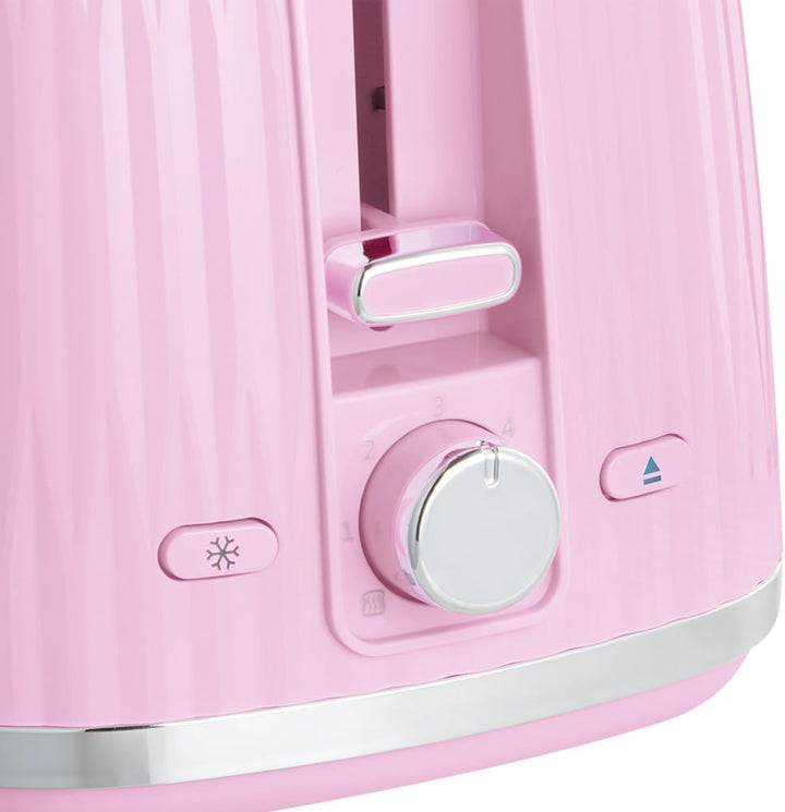 Russell Hobbs Toaster [für 2 Scheiben] Eden (6 Bräunungsstufen, Hebefunktion, Auftau-, Aufwärm- & St