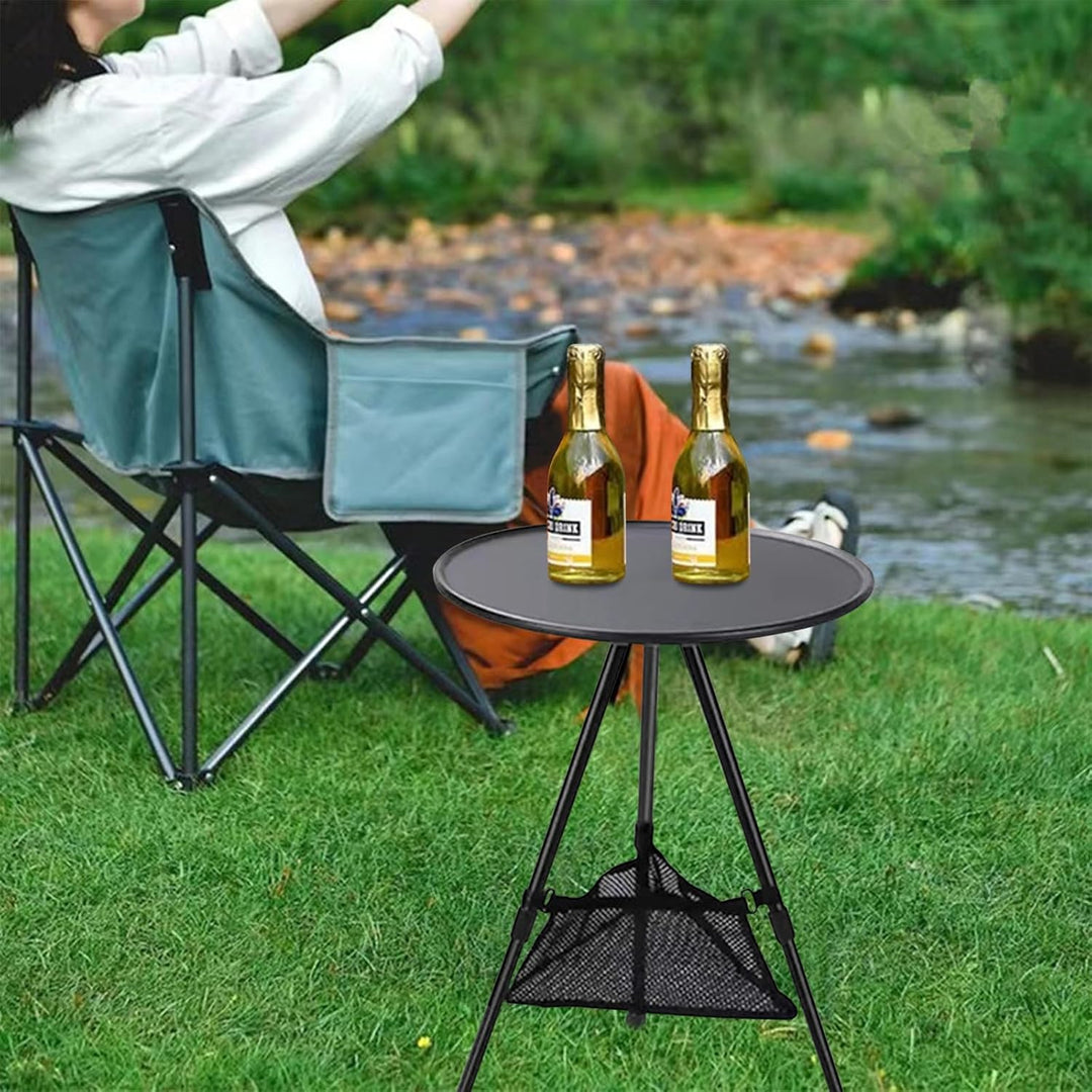 Kleiner tragbarer Klapptisch für den Aussenbereich, ultraleichter Camping-Picknicktisch mit robuster