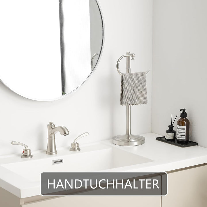 RFOUO Hand Towel Holder Stand Counter, Handtuchständer Für Die Arbeitsplatte, Geeignet Für Waschbeck