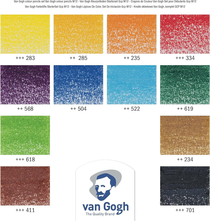 Van Gogh Buntstift Starter Set | 12 Farben