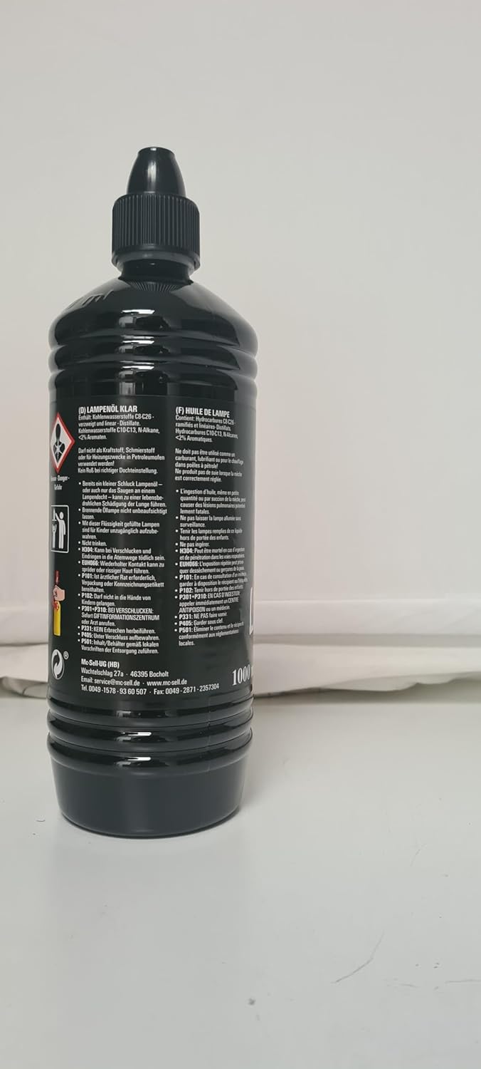 5 Liter Moritz Lampenöl für Öllampen Bambusfackeln Gartenfackel und Wandfackeln, 5 Liter