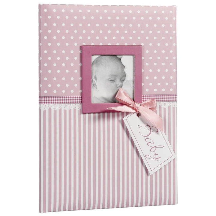 goldbuch 11801 Babytagebuch mit Fensterausschnitt, Sweetheart, 21 x 28 cm, Tagebuch für Neugeborene,