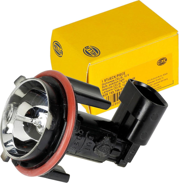HELLA 9DX 153 746-011 Glühlampe - H10W - 12V - 10W - Sockelausführung: BA9s Single, Single