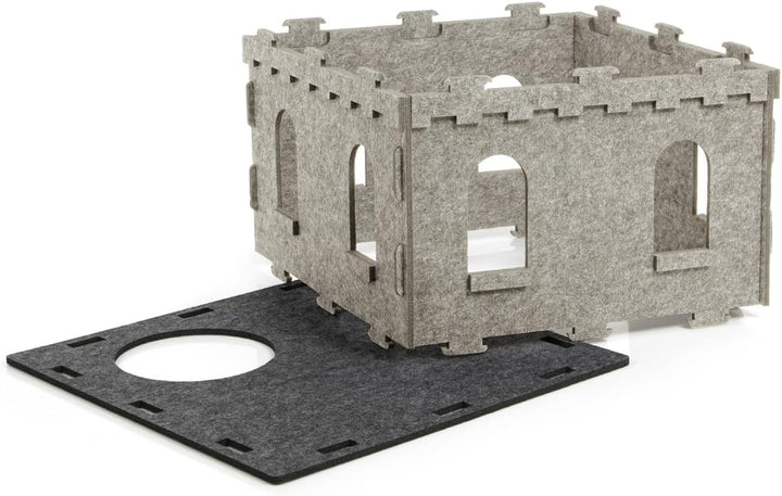 CanadianCat Company | Etagen-Anbauset - Katzenburg aus Filz für Katzen | Anbau-Kit für Felty Fort Fi