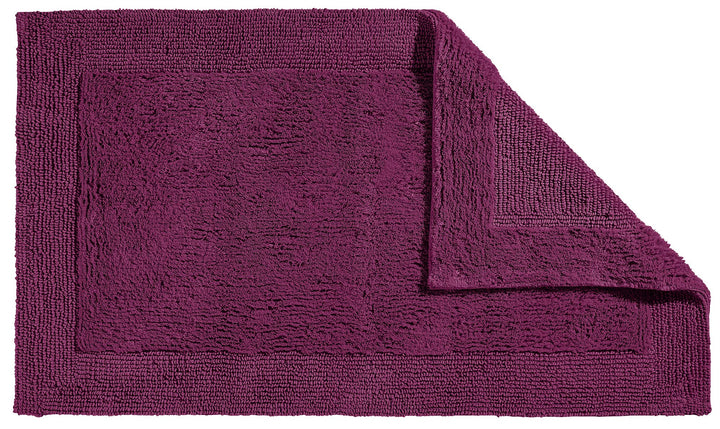 Erwin Müller Badematte, Badteppich Uni Serie Stuttgart Beere Grösse 60x150 cm - extra dick, hohe Sau