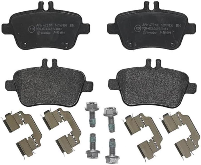 Brembo P50091 Hintere Bremsbeläge, Anzahl 4