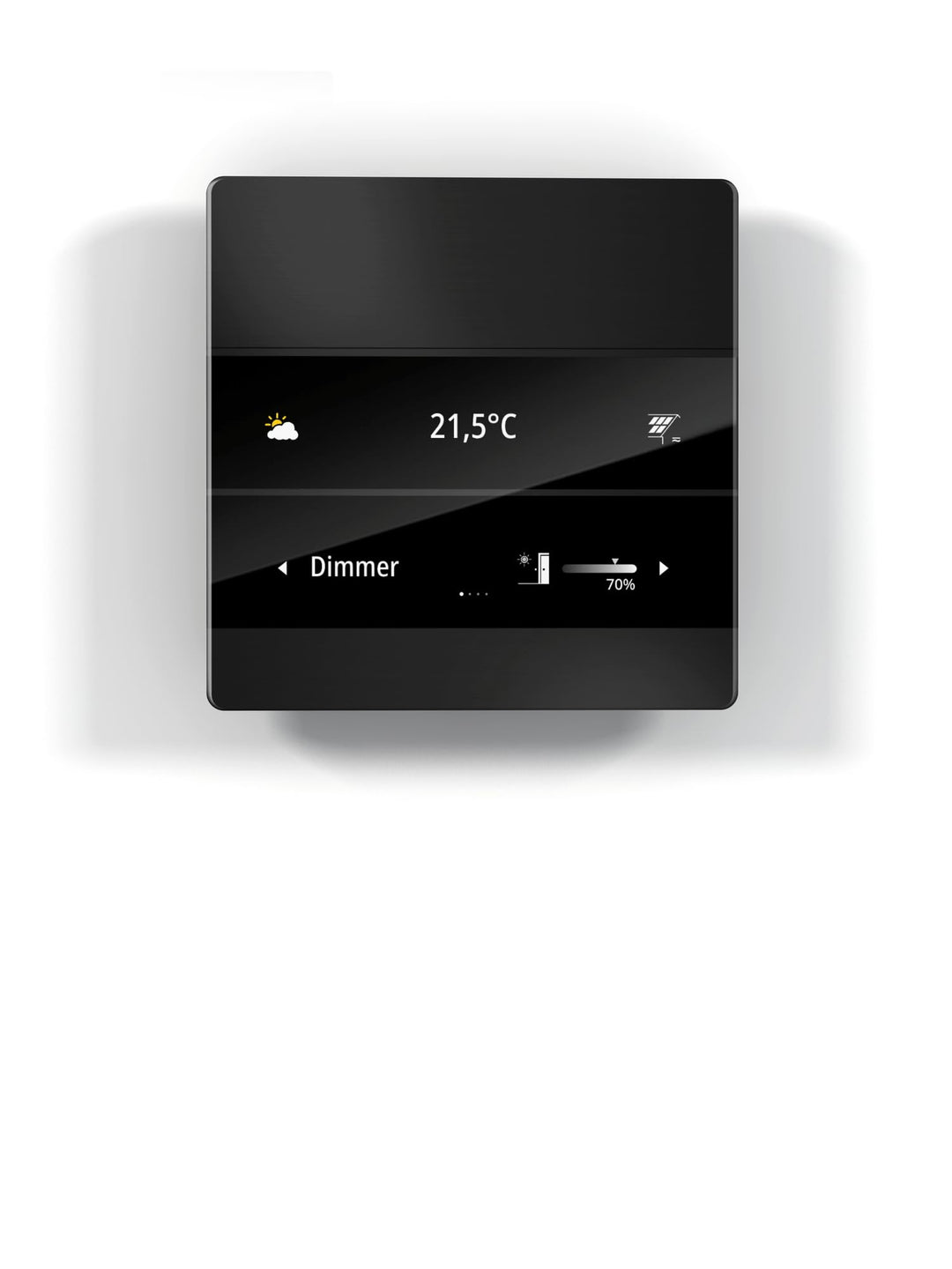 MeTa² KNX Standard Raumcontroller (Schwarz), Schwarz