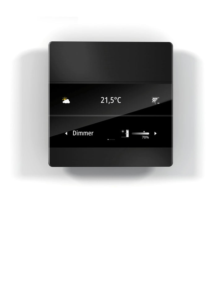 MeTa² KNX Standard Raumcontroller (Schwarz), Schwarz