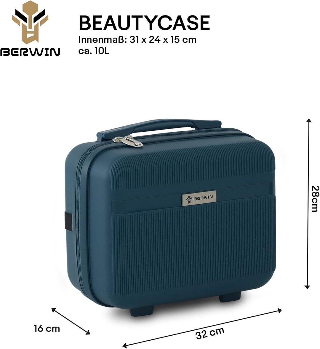 Berwin Reisekoffer aus Polypropylen (PP) Hartschalenkoffer Trolley Koffer Suitcase Luggage Modell Ca