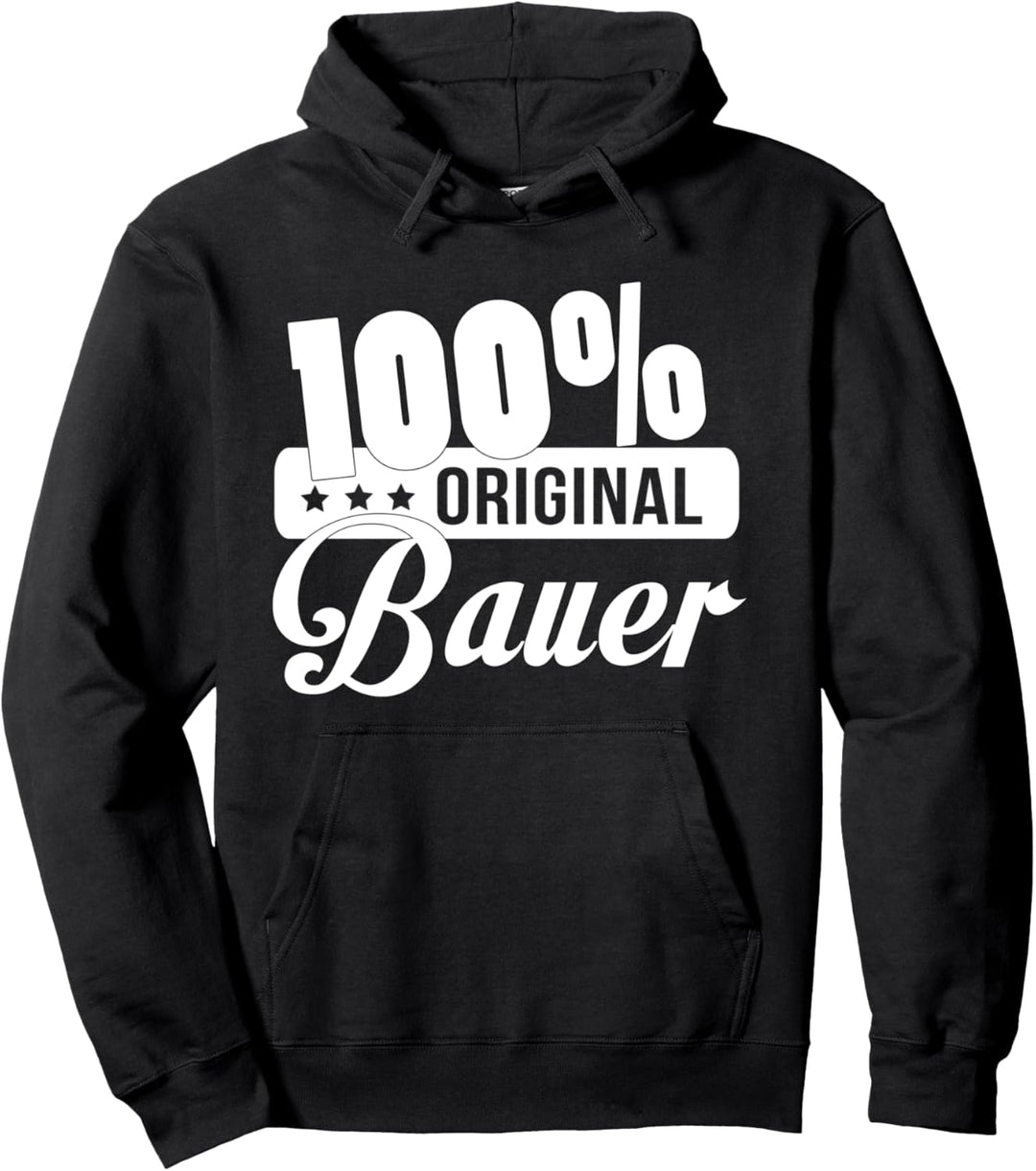 Bauer 100% Bauer Ausbildung Landwirt Landwirtschaft Geschenk Pullover Hoodie