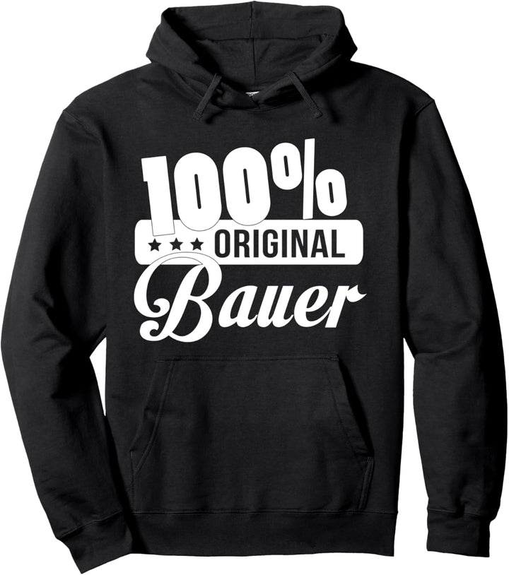 Bauer 100% Bauer Ausbildung Landwirt Landwirtschaft Geschenk Pullover Hoodie