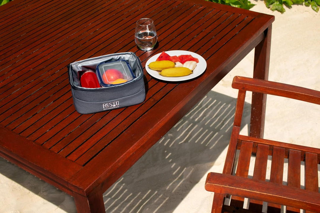 RESTO Bequeme Faltbare Thermotasche 1,7 L, 3,5 L oder 6 L - Perfekte Lunchtasche für Damen & Herren,