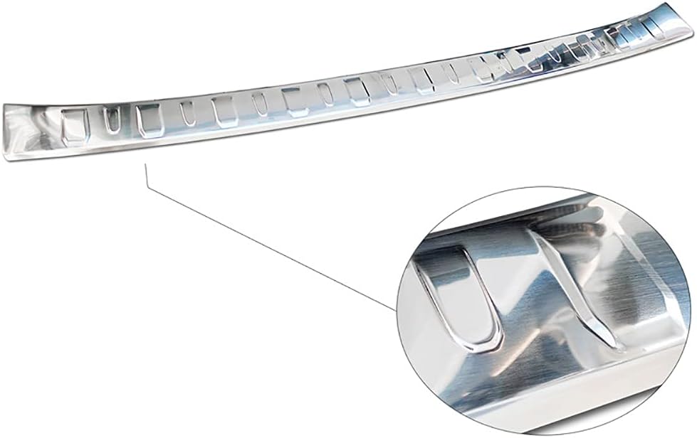 Avisa Edelstahl Heckstossstangenschutz kompatibel mit Renault Kangoo III Furgon & Nissan Townstar 20