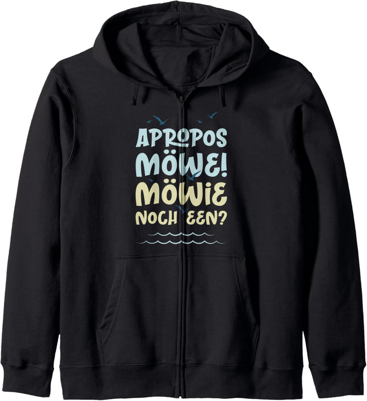 Möwie noch een? - Möwe Norddeutsch Norden Plattdeutsch Kapuzenjacke