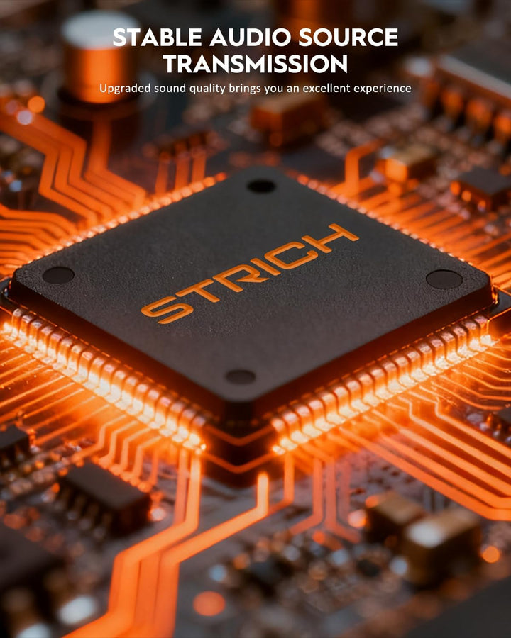 STRICH M5 UHF Wireless XLR Mikrofon-System, 4-Kanal-Sender & Empfänger für Dynamikmikrofon, 61m Reic