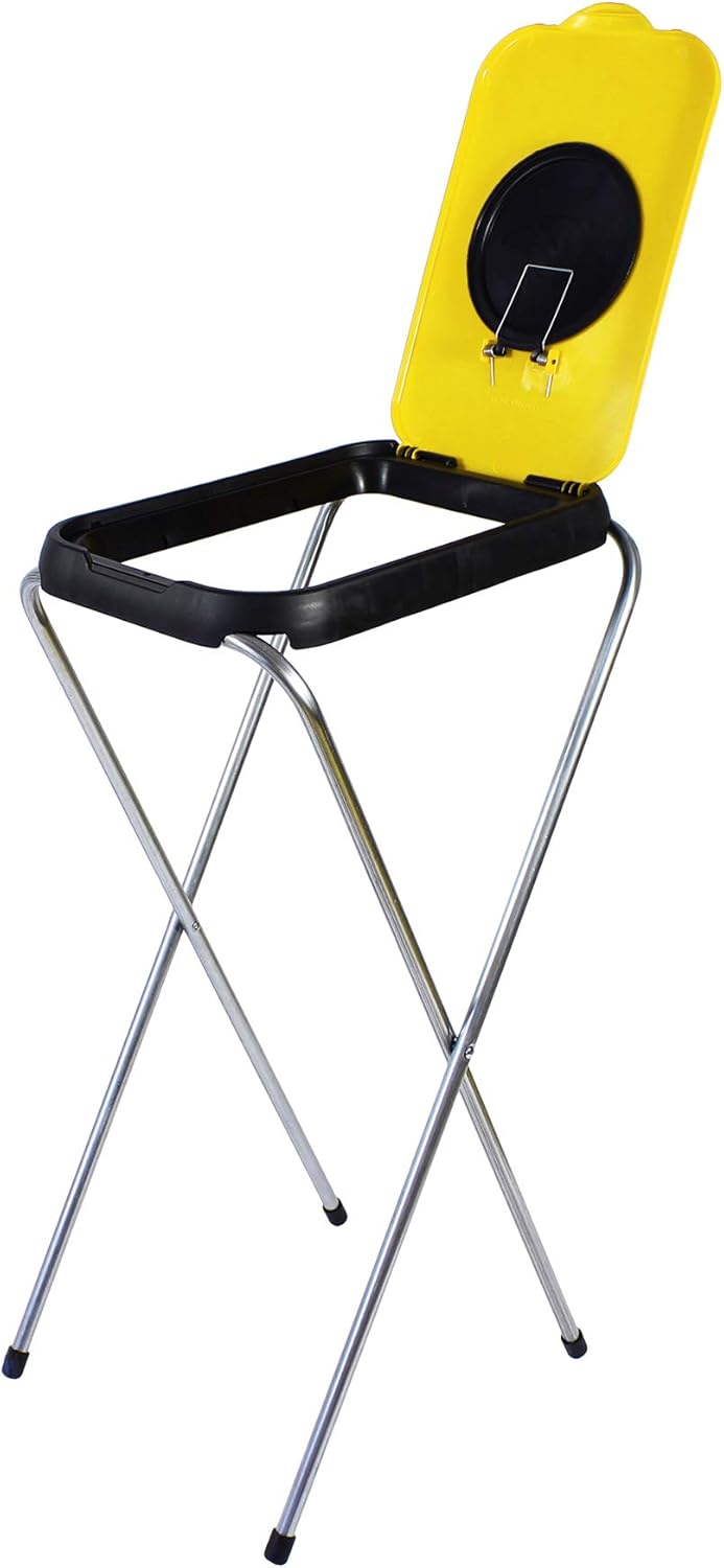 BigDean Müllsackständer SwingFix Gelb 1x 120L Blauer Gelber Sack Einer Mülleimer Müllbeutelständer M