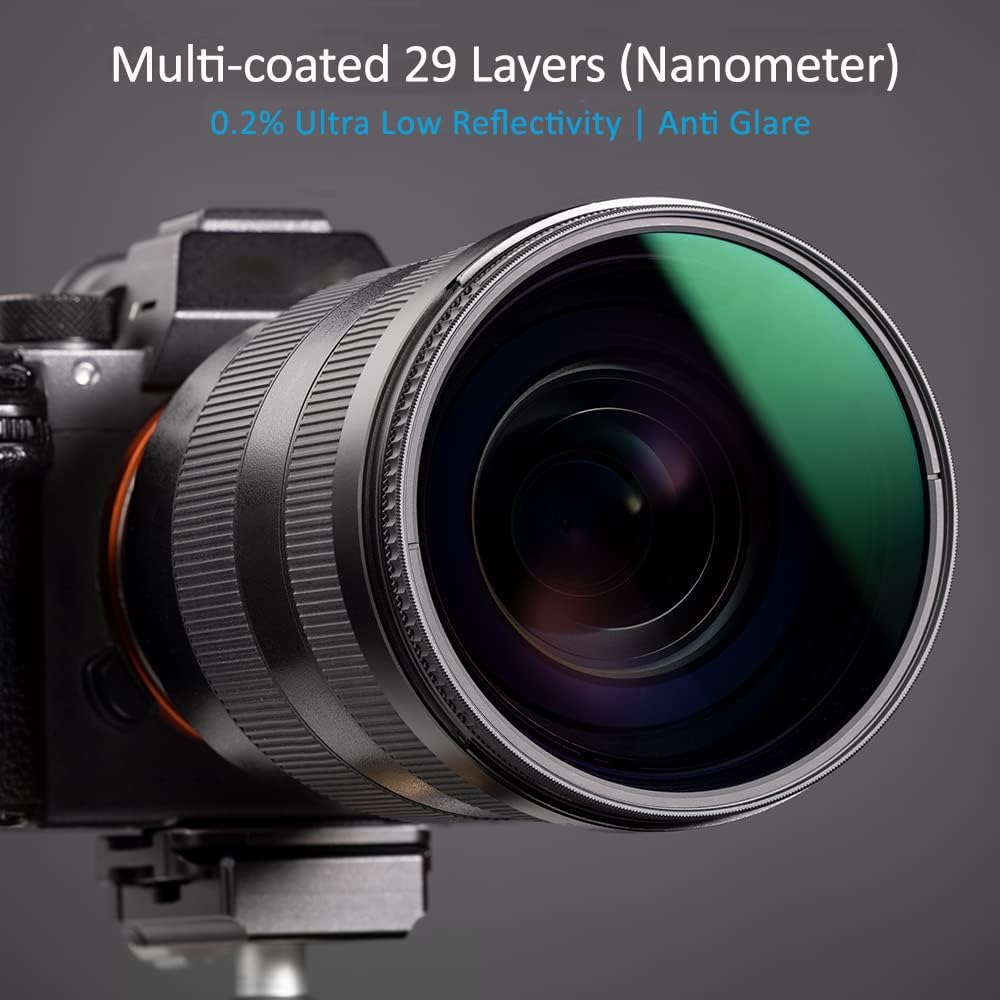 Digital Nc Zirkularpolarisationsfilter kompatibel mit Nikon NIKKOR Z 24–70 mm 1:2,8 S