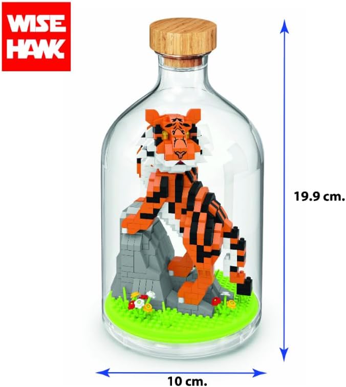 WiseHawk Bausatz mit Miniaturblöcken zum BAU von Insekten und kleinen Tieren. Inklusive Methacrylat-