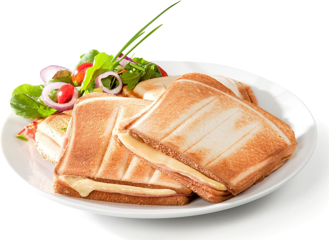 XXL Familien-Sandwich-Toaster DOMO DO9064C Sandwichmaker für 4 Sandwiches in