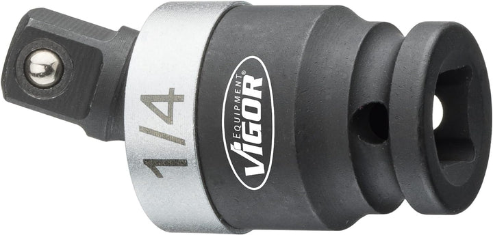 Vigor Kraft-Gelenk Satz (Vierkant 6,3 mm (1/4 Zoll), 10 mm (3/8 Zoll), 12,5 mm (1/2 Zoll), 25° Schwe