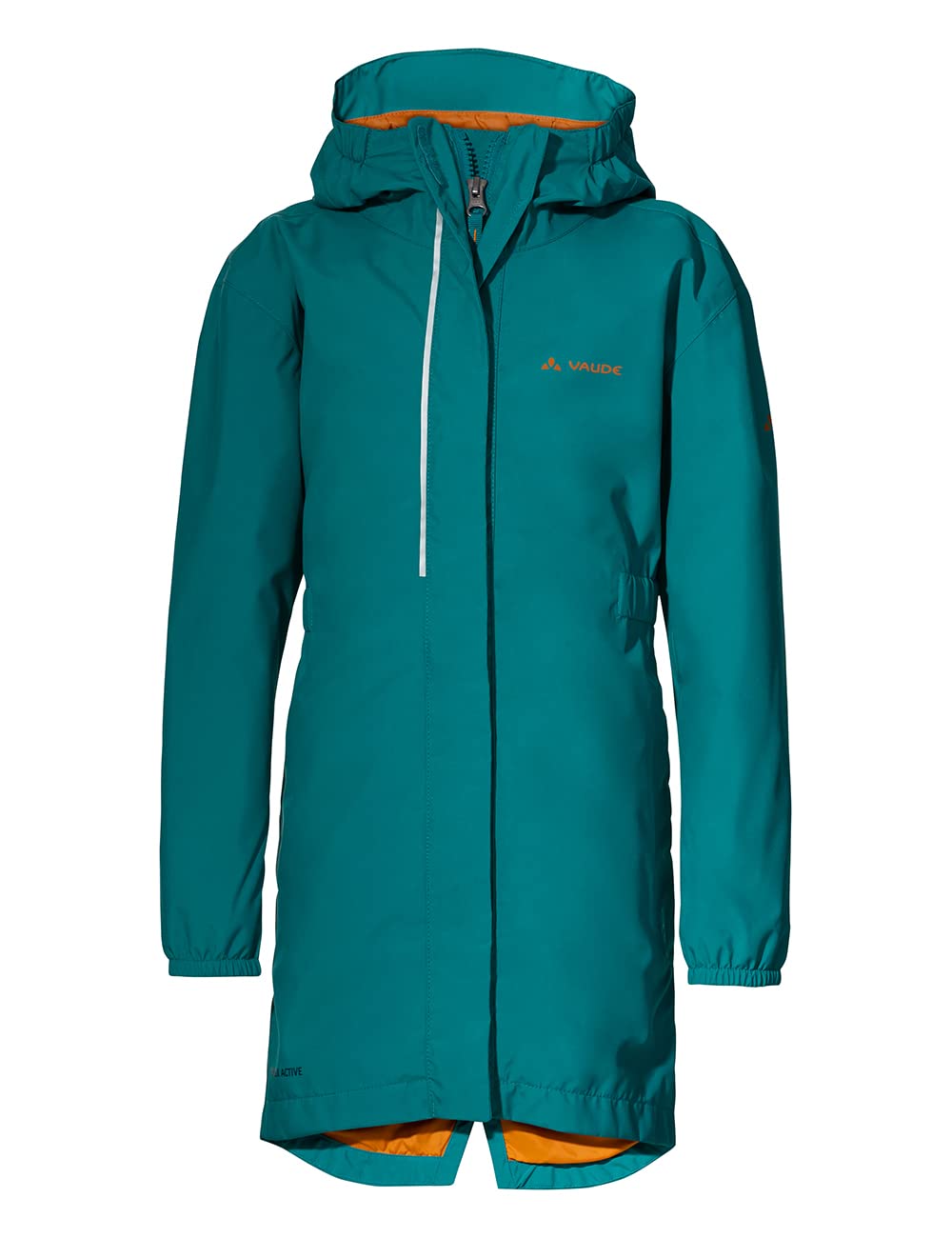 VAUDE Unisex Kinder Kids Rain Coat Girls Jacke 110-116 wave, 110-116 wave