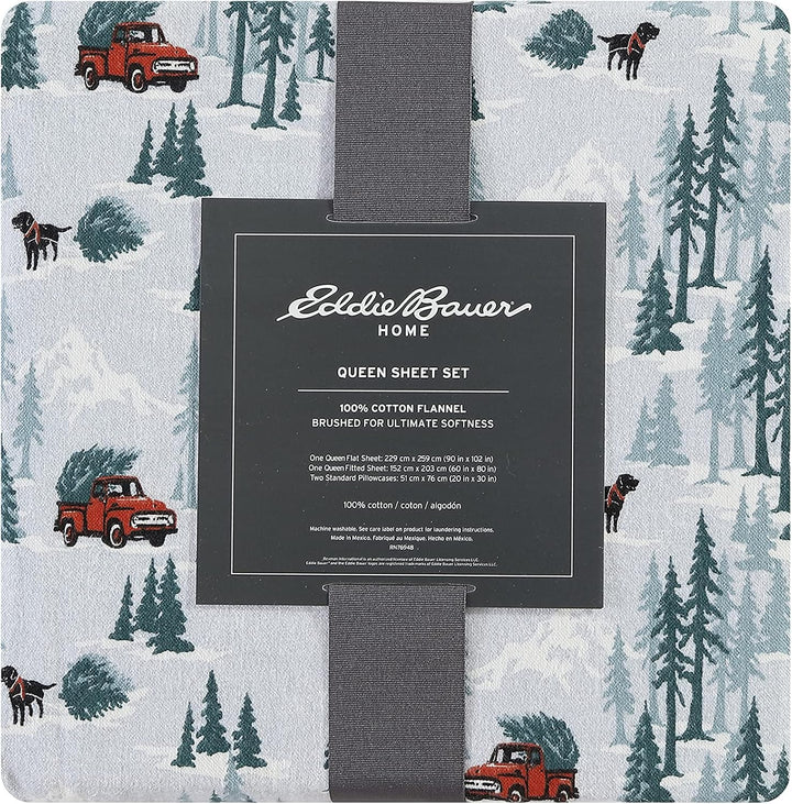 Eddie Bauer Bettlaken-Set Full grün